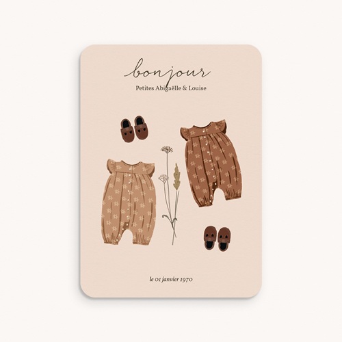 Faire Part De Naissance Vintage Echantillon Offert Naissance Fr