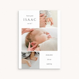 Faire-part de Naissance Premier cliché