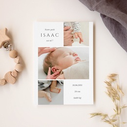 Faire-part de Naissance Premier cliché gratuit