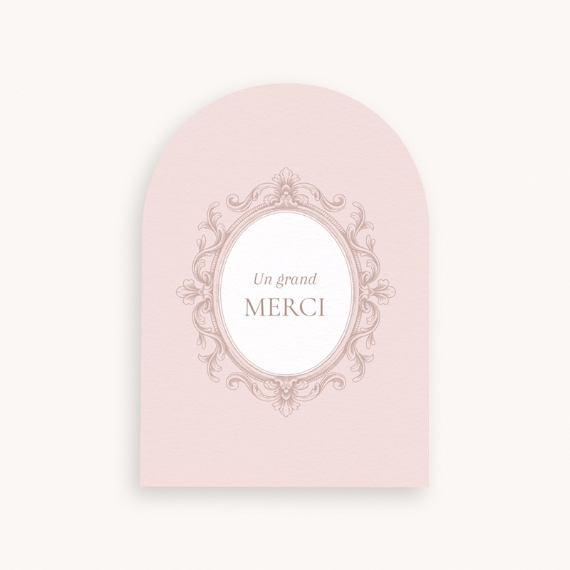 Carte de Remerciement Naissance Écrin de douceur