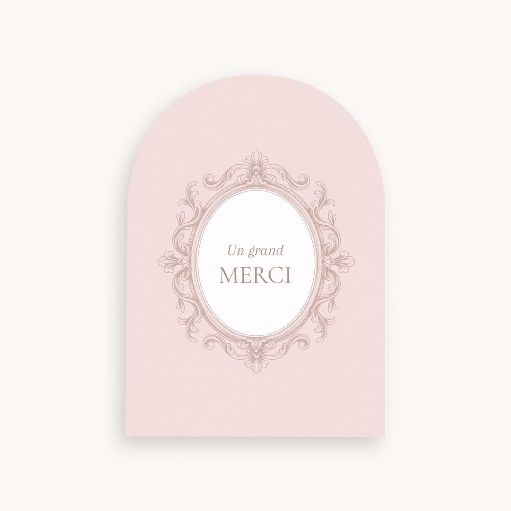 Carte de Remerciement Naissance Écrin de douceur