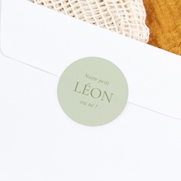Sticker Enveloppe Naissance Écrin de douceur II gratuit
