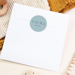 Sticker Enveloppe Naissance Baby Story pas cher