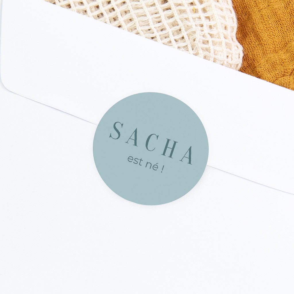 Sticker Enveloppe Naissance Baby Story gratuit