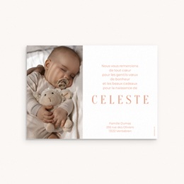 Carte de Remerciement Naissance Baby Story II pas cher