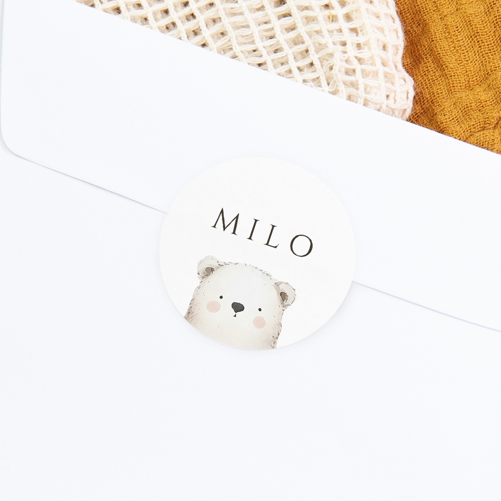 Sticker Enveloppe Naissance Douce envolée gratuit