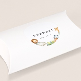 Sticker Enveloppe Naissance Les Amis de la Jungle