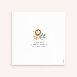 Faire-part de Naissance Les Amis de la Jungle