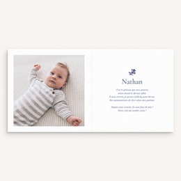 Faire-part de Naissance Écrin Fleuri pas cher