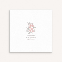 Faire-part de Naissance Douce Symphonie Florale