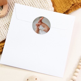 Sticker Enveloppe Naissance Click & Love pas cher