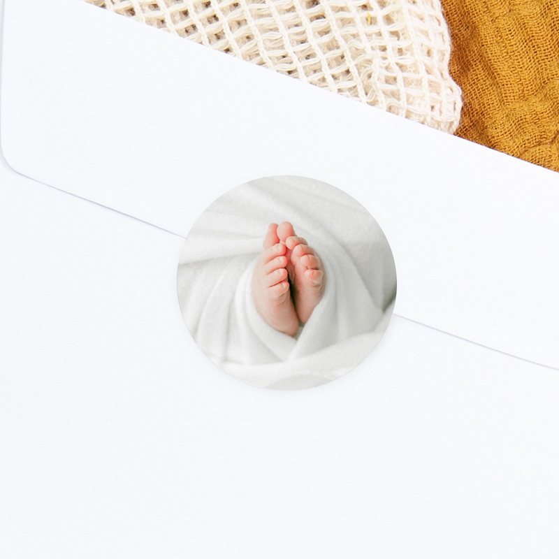 Sticker Enveloppe Naissance Petite Œuvre d’Art gratuit