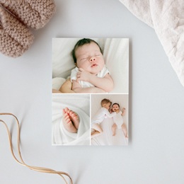 Carte de Remerciement Naissance Petite Œuvre d’Art gratuit