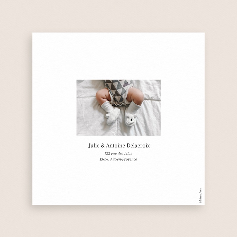 Faire-part de Naissance Cadre de tendresse