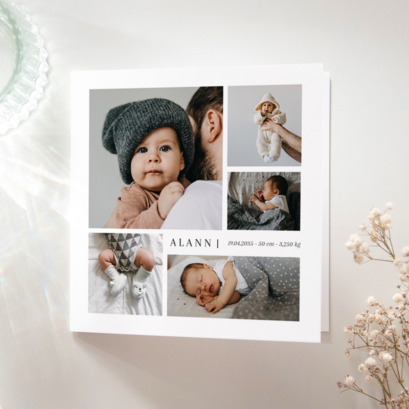 Faire-part de Naissance Cadre de tendresse
