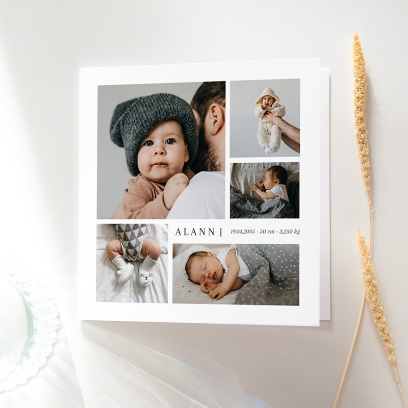 Faire-part de Naissance Cadre de tendresse