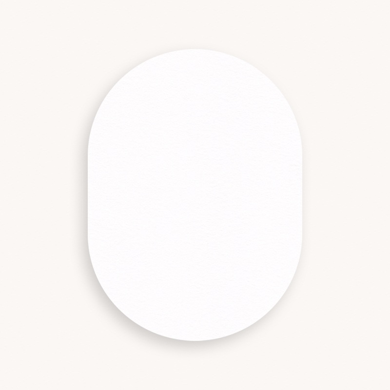 Faire-part de Naissance Do It Yourself Ovale pas cher