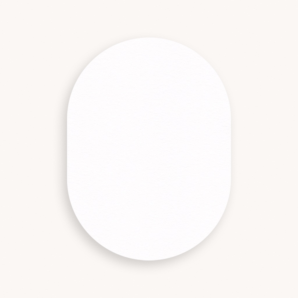 Faire-part de Naissance Do It Yourself Ovale pas cher