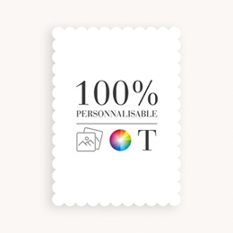 Faire-part de Naissance Do It Yourself Biscuit portrait