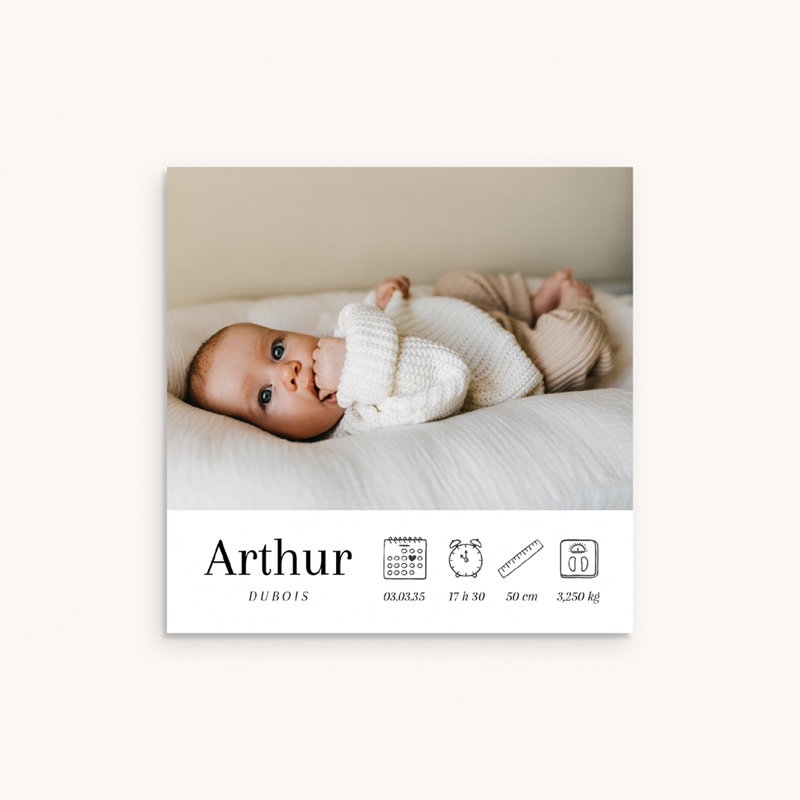 Faire-part de Naissance Séraphin