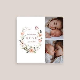 Faire-part de Naissance Jardin de Douceur gratuit