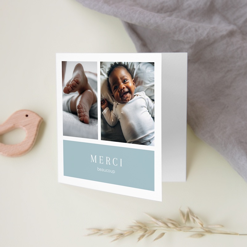 Carte de Remerciement Naissance Tout en Tendresse II