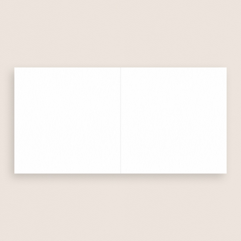 Faire-part de Naissance Do It Yourself Carré double volet 14,4 x 14,4 cm