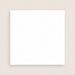Faire-part de Naissance Do It Yourself Carré double volet 14,4 x 14,4 cm