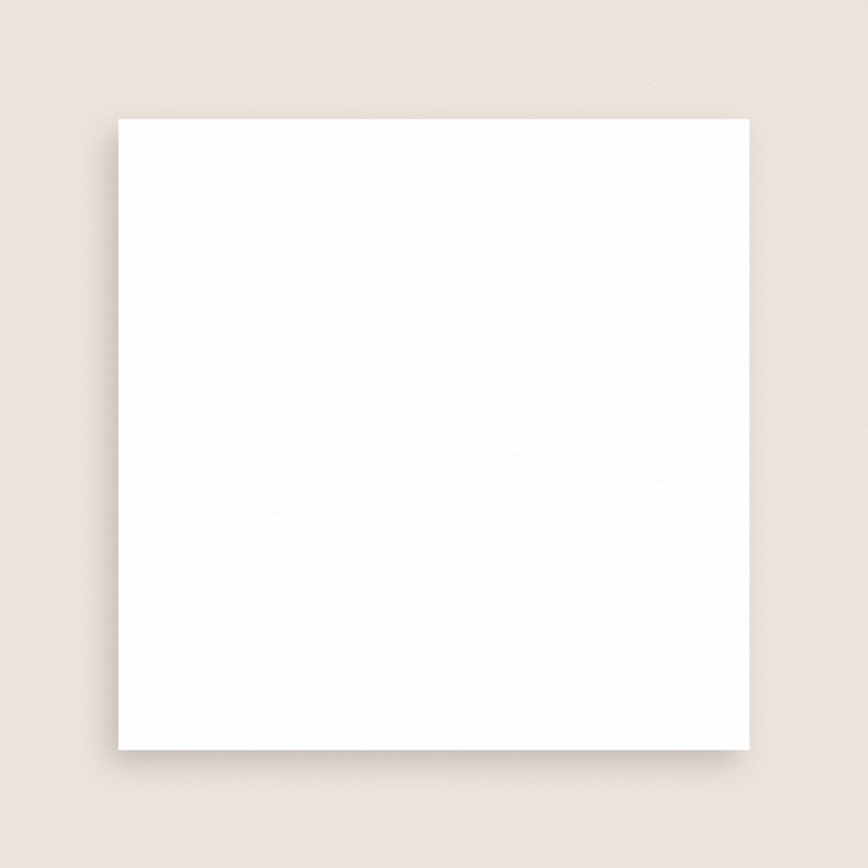 Faire-part de Naissance Do It Yourself Carré double volet 14,4 x 14,4 cm