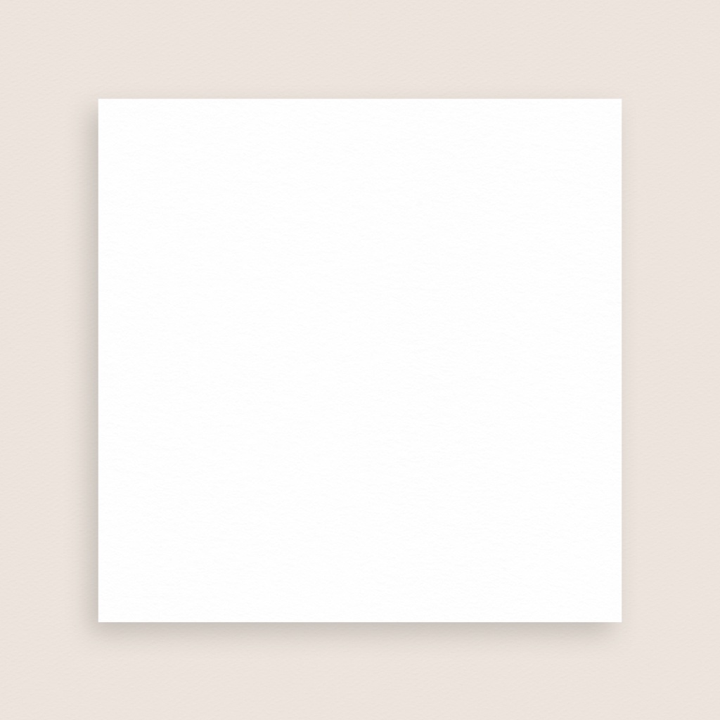 Faire-part de Naissance Do It Yourself Carré double volet 14,4 x 14,4 cm
