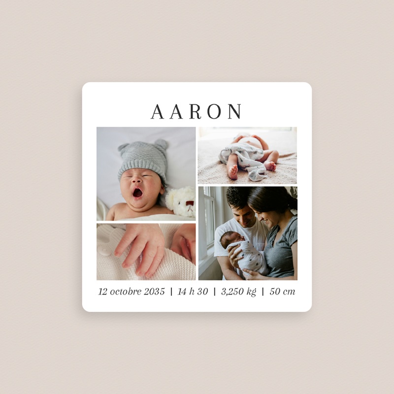 Faire-part de Naissance Click & Love gratuit