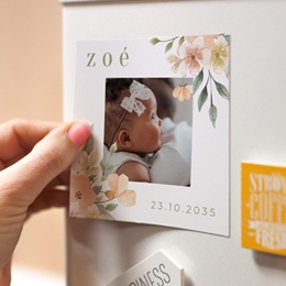 Faire-part de Naissance Jolies fleurs d'été