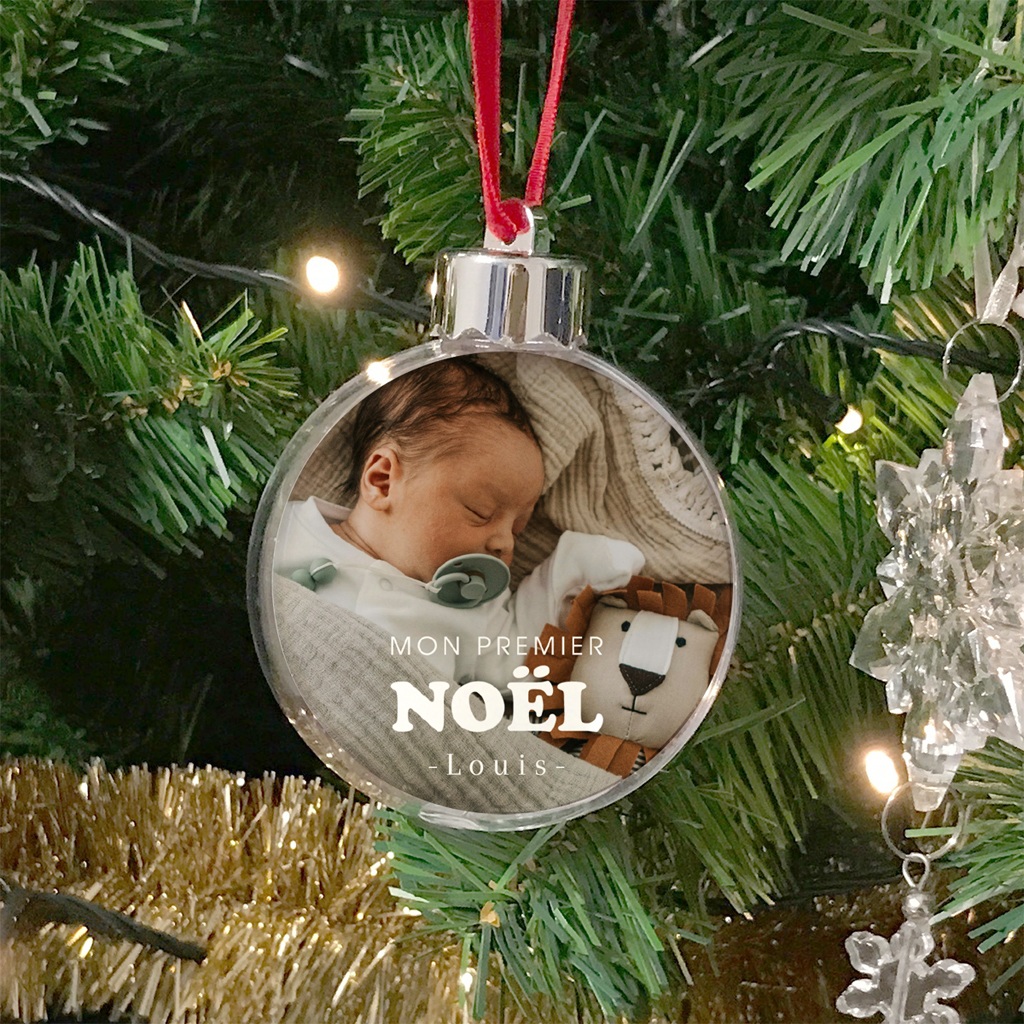 Boule de Noël personnalisée Mon premier Noël