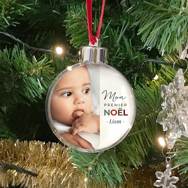 Boule de Noël personnalisée Boule de Noël Photo