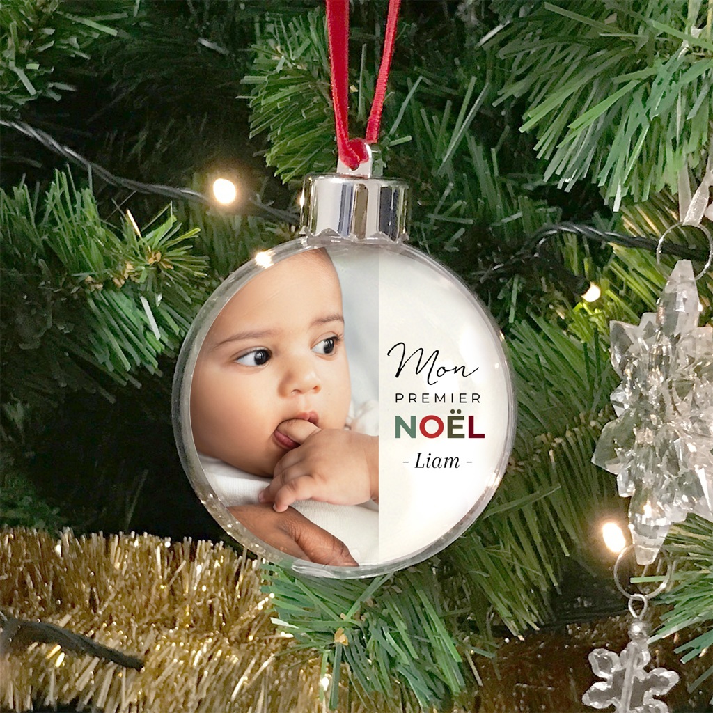 Boule de Noël personnalisée Boule de Noël Photo