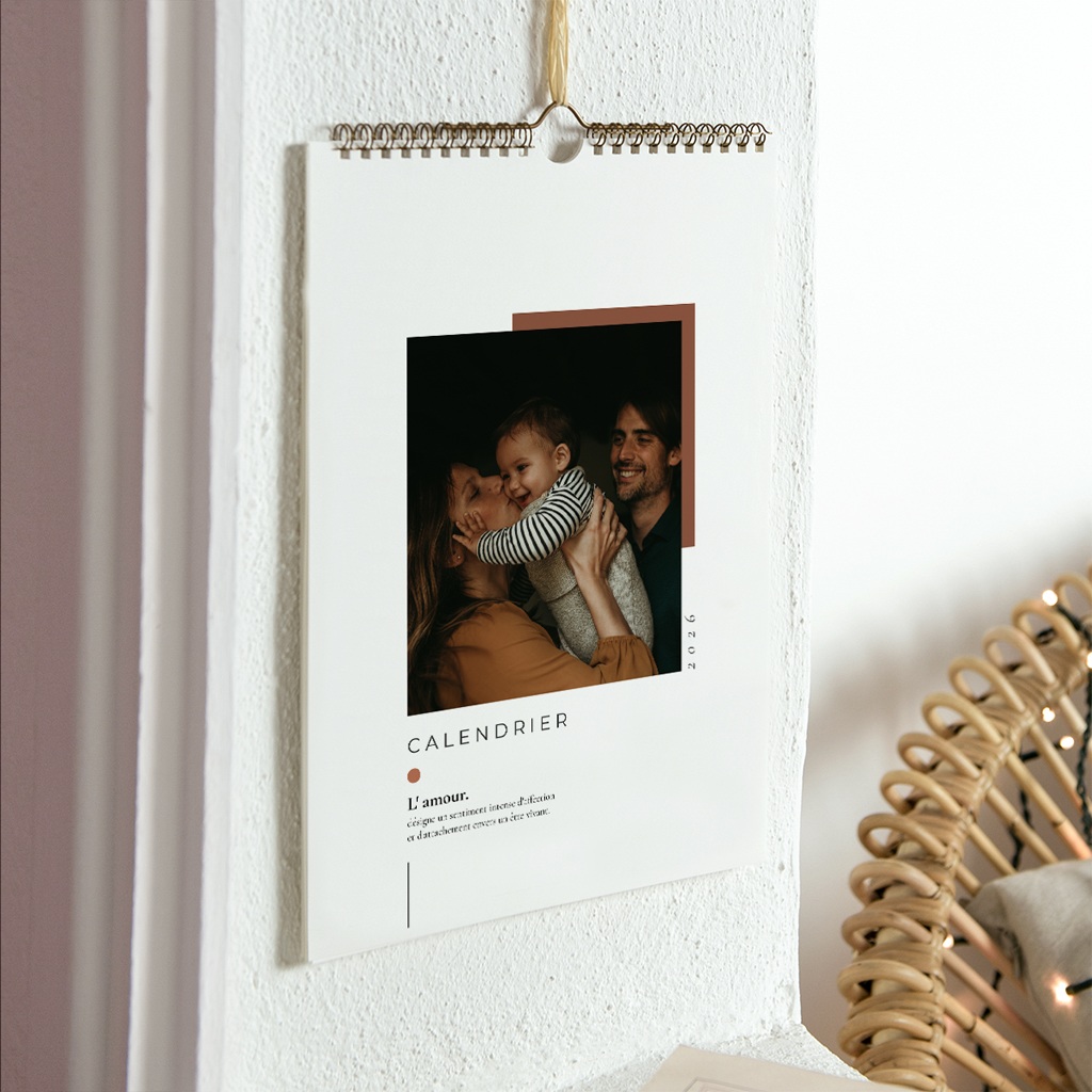 Calendrier personnalisé Tendance Photo A4