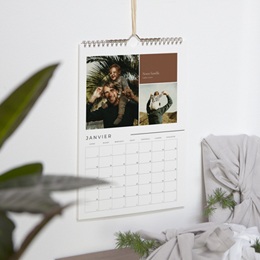 Calendrier personnalisé Tendance Photo A4 pas cher
