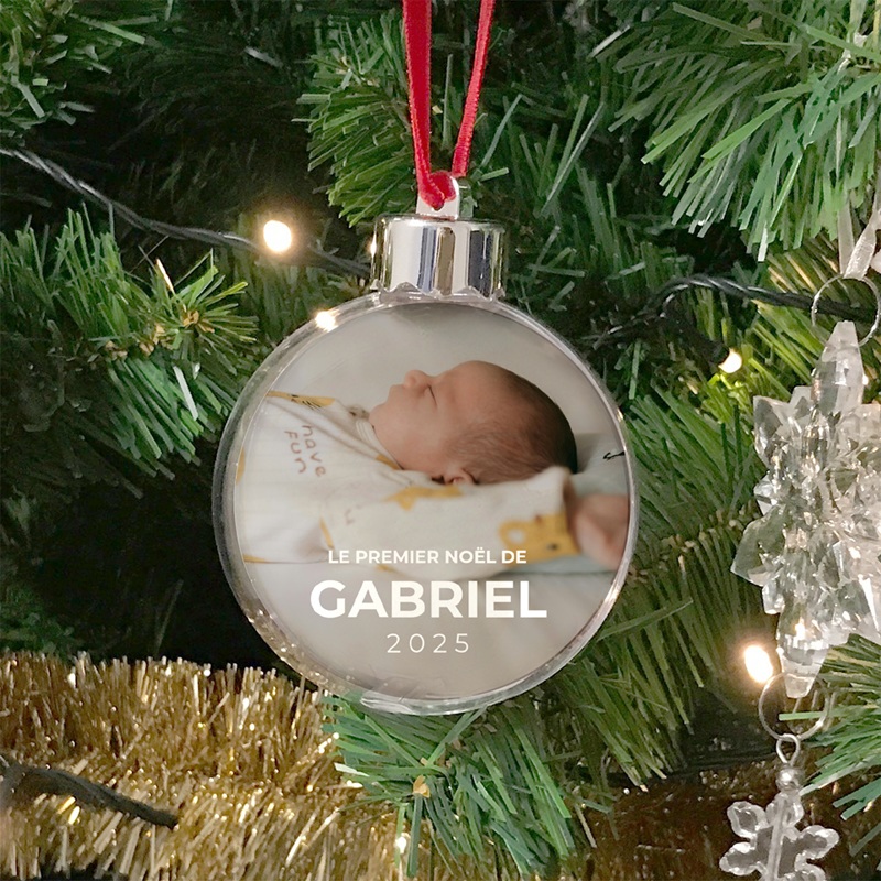 Boule de Noël personnalisée Little Star