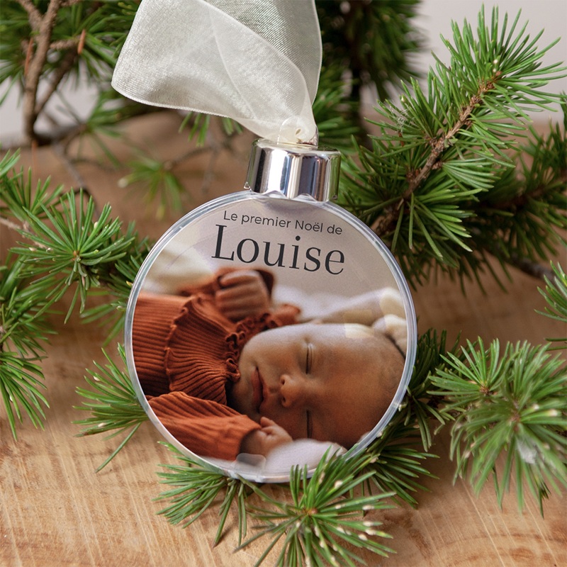 Boule de Noël personnalisée Petit Miracle gratuit