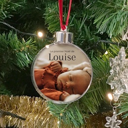 Boule de Noël personnalisée Petit Miracle