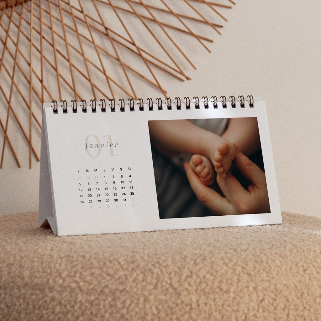 Calendrier personnalisé Les Moments qui Comptent pas cher