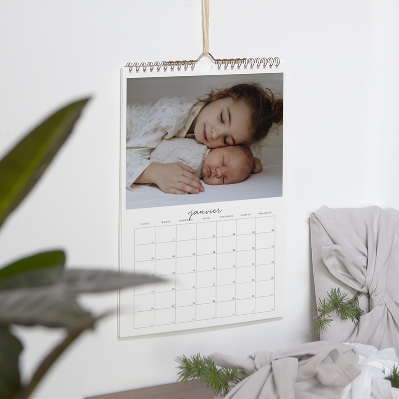Calendrier personnalisé Petits Bonheurs Quotidiens A4 pas cher