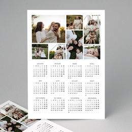 Calendrier personnalisé Une Année de Sourires A3 portrait pas cher