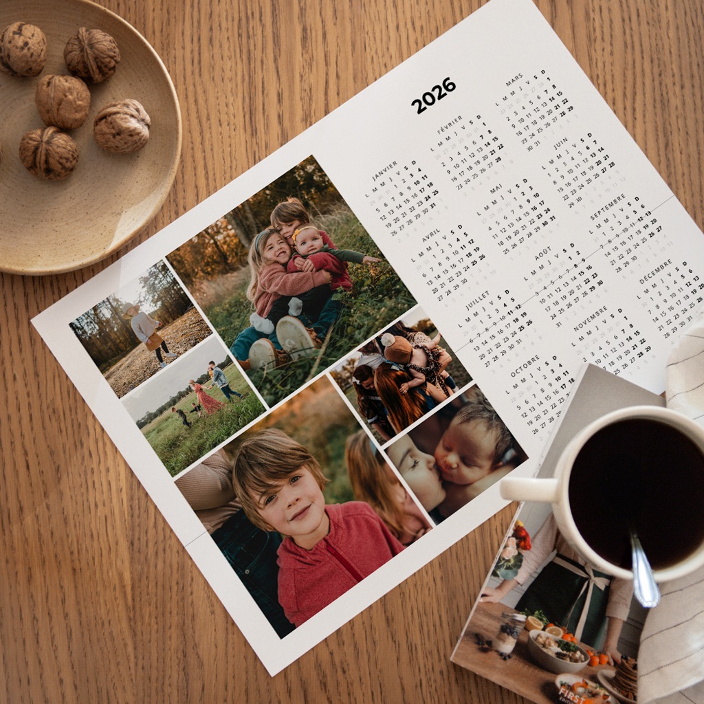 Calendrier personnalisé Au Fil du Temps A3 paysage