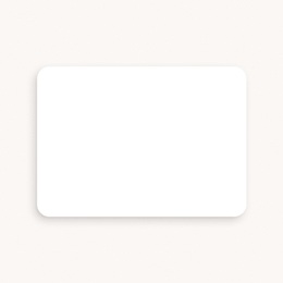 Faire-part de Baptême Do It Yourself Baptême Rectangle paysage bords arrondis pas cher