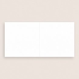 Faire-part de Baptême Do It Yourself Baptême Carré double volet 14,4 x 14,4 cm