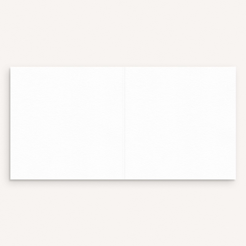 Faire-part de Baptême Do It Yourself Baptême Carré double volet 13 x 13 cm pas cher