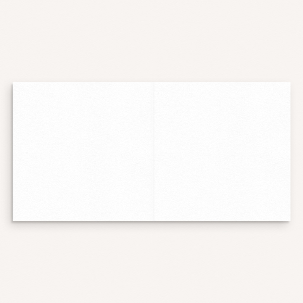 Faire-part de Baptême Do It Yourself Baptême Carré double volet 13 x 13 cm pas cher