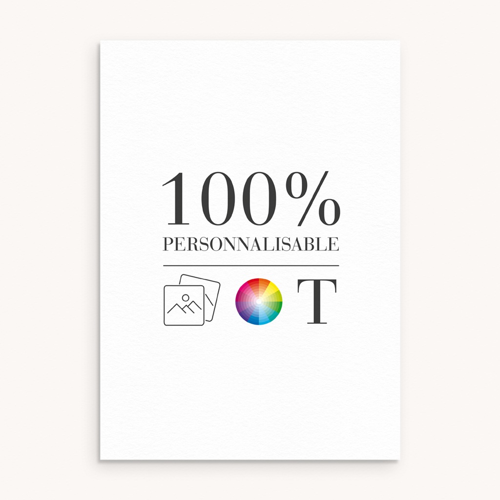 Faire-part de Baptême Do It Yourself Baptême Grand format rectangle