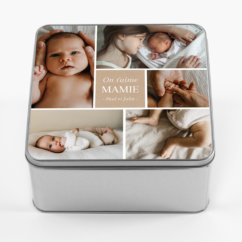 Boîte photo personnalisée Love Family pas cher